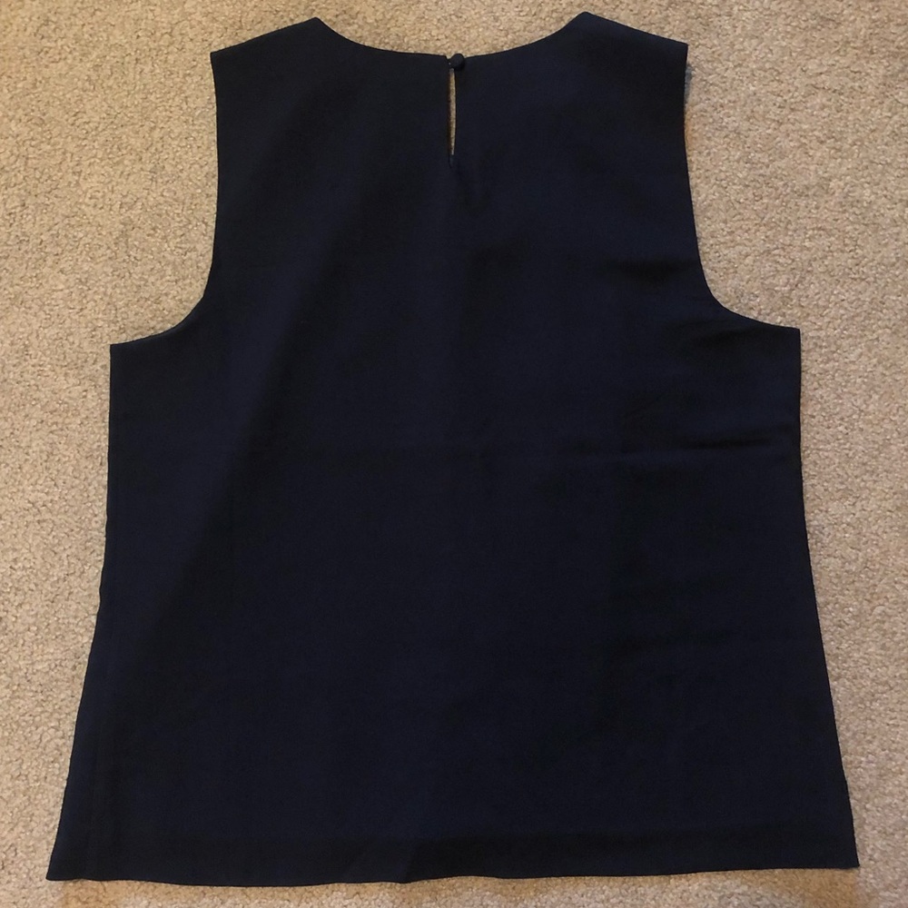 J. Crew Rhinestone Pleated Top - Picture 4 of 5